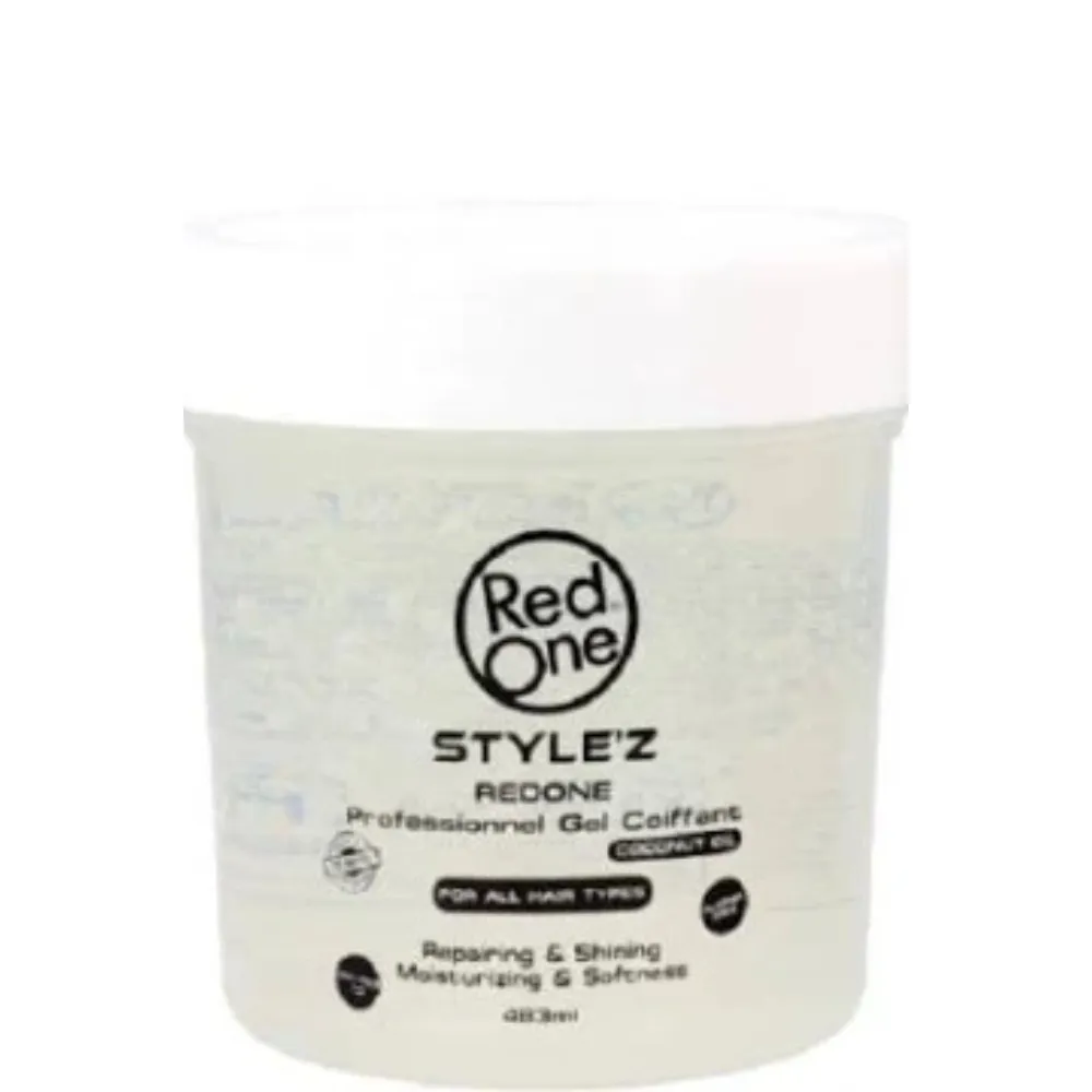 Red One Style'Z Hair Gel Coconut Oil 483ml Red One Style'Z Hair Gel Coconut Oil 483ml